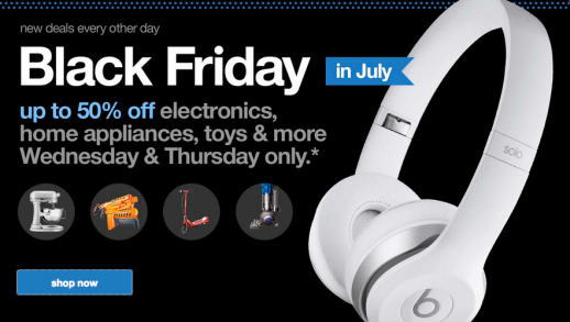 Target Black Friday in July
