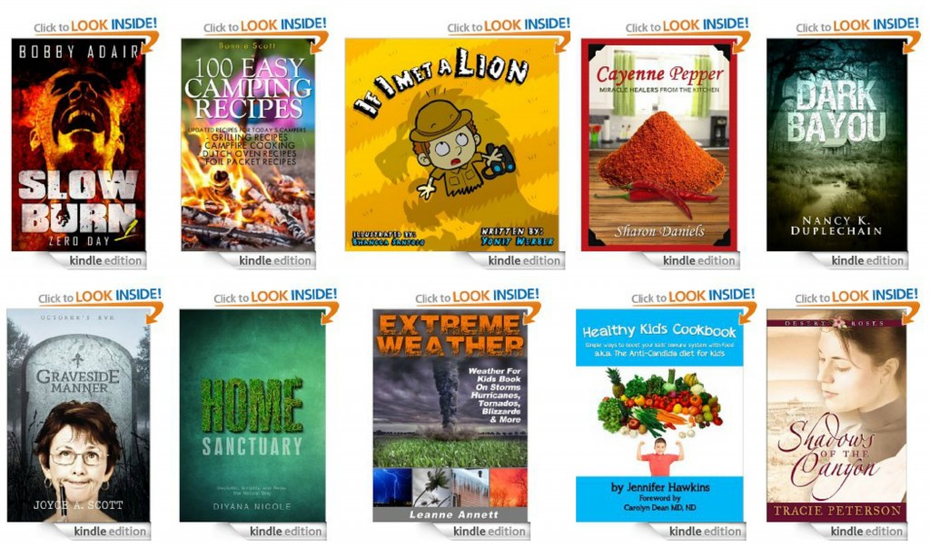 10 Free Kindle Books 10-23-13