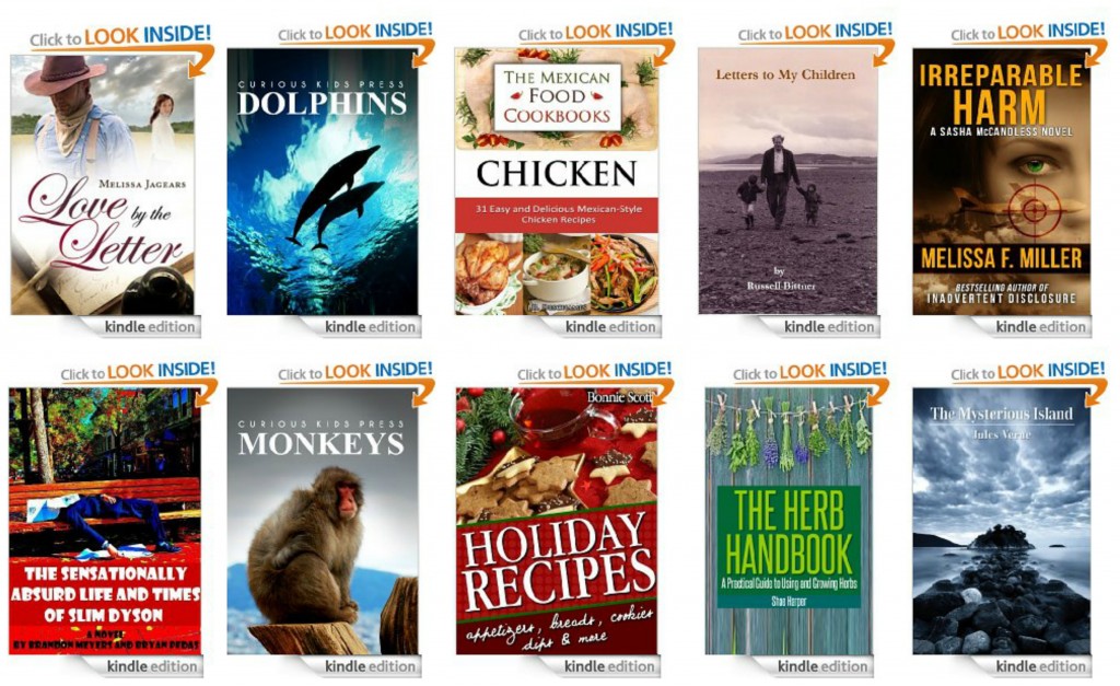 10 Free Kindle Books 10-24-13