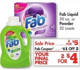 Fab Laundry Detergent