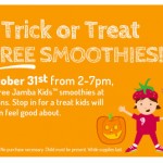 FREE Jamba Juice Smoothie for Kids on Halloween!