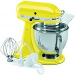 KitchenAid Artisan 5 Quart Stand Mixer Just $199.97 Shipped + FREE Glass Bowl or Meat Grinder Attachment