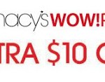 New Macy’s Coupon – Save $10 On Your $25+ Sale or Clearance Purchase