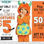 Old Navy Baby Halloween Costumes Just $5 + 50% Off Halloween Items (Today Only)