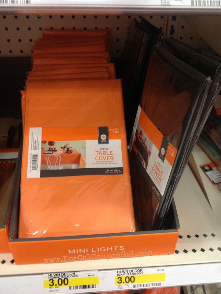 Target Halloween Table Cloths