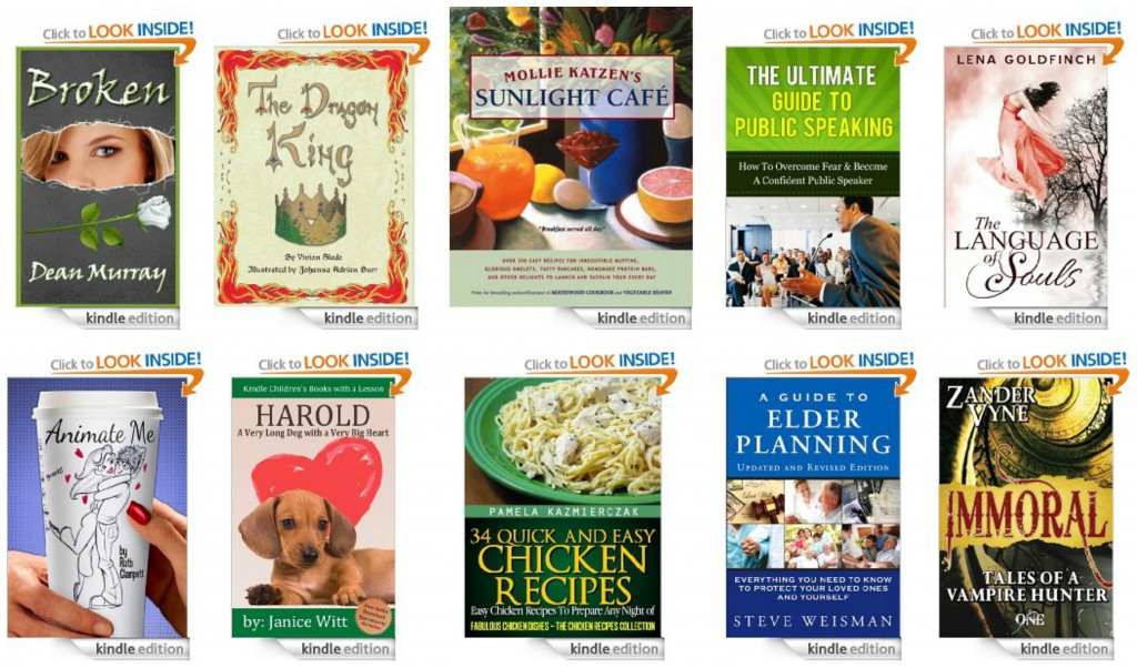 10 Free Kindle Books 11-1-13