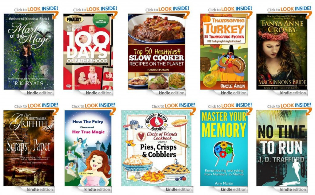 10 Free Kindle Books 11-12-13