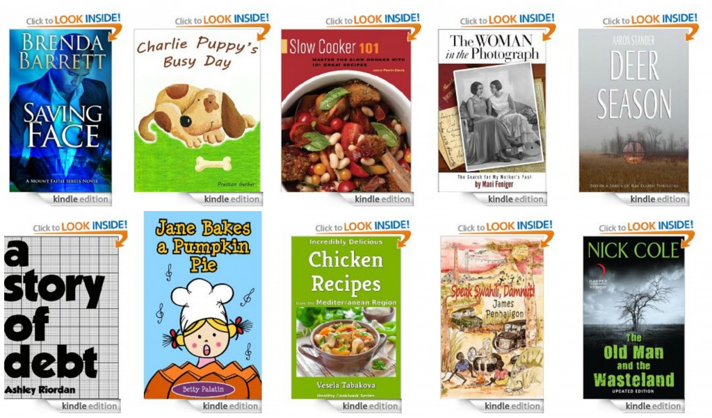 10 Free Kindle Books 11-20-13