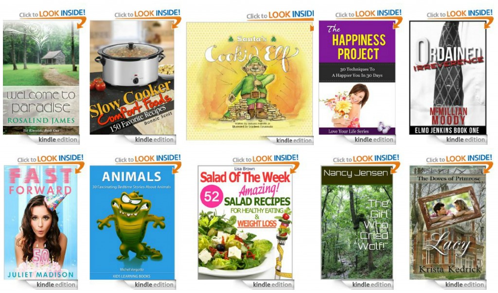10 Free Kindle Books 11-5-13
