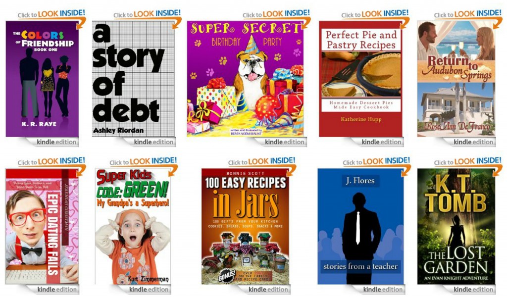 10 Free Kindle Books 11-8-13