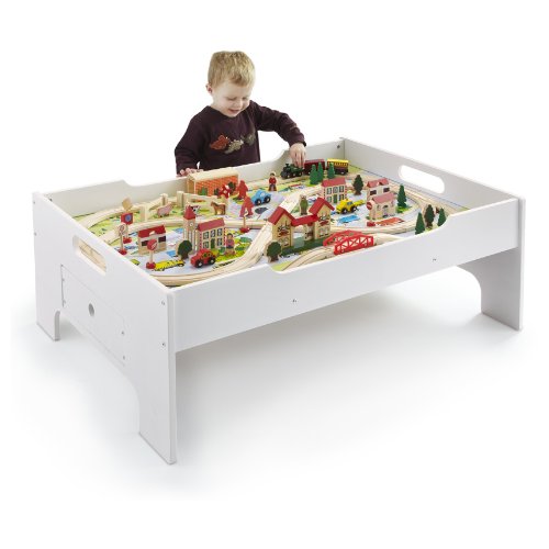 80 - Pc. Deluxe Train Set and Table