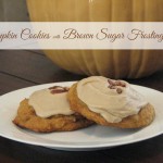 In The Kitchen With Mom Mondays – Pumpkin Cookies with Brown Sugar Frosting Recipe