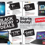 Staples Black Friday Ad (2013)