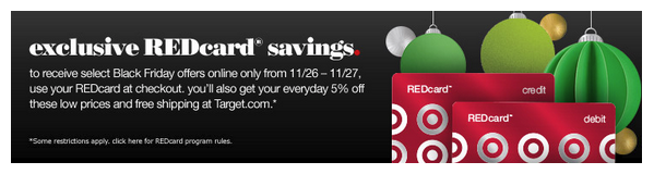 Target REDcard Black Friday