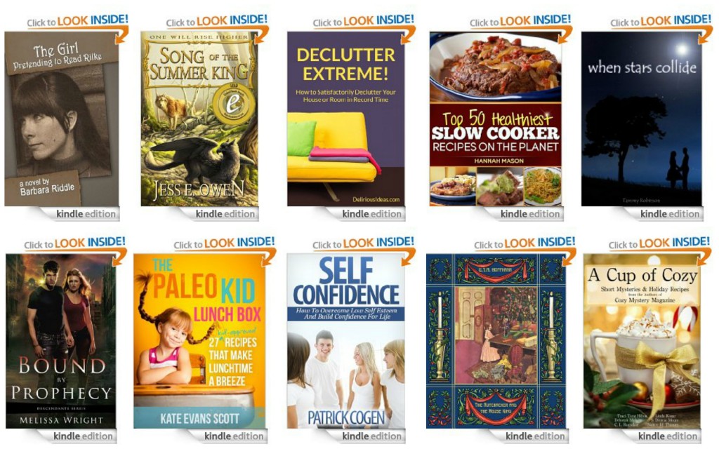 10 Free Kindle Books 12-10-13