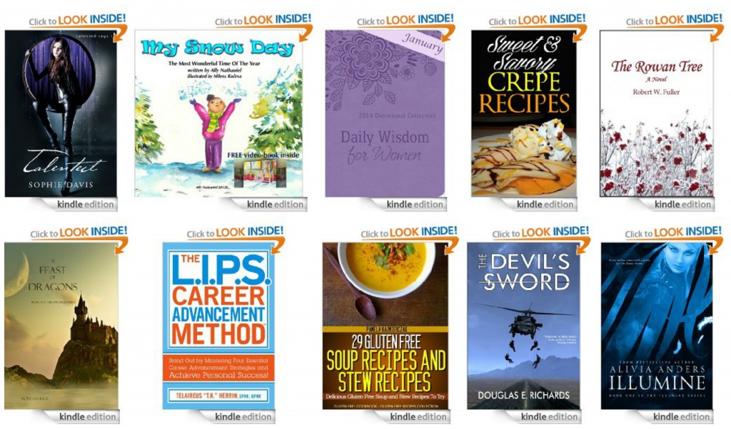10 Free Kindle Books 12-27-13