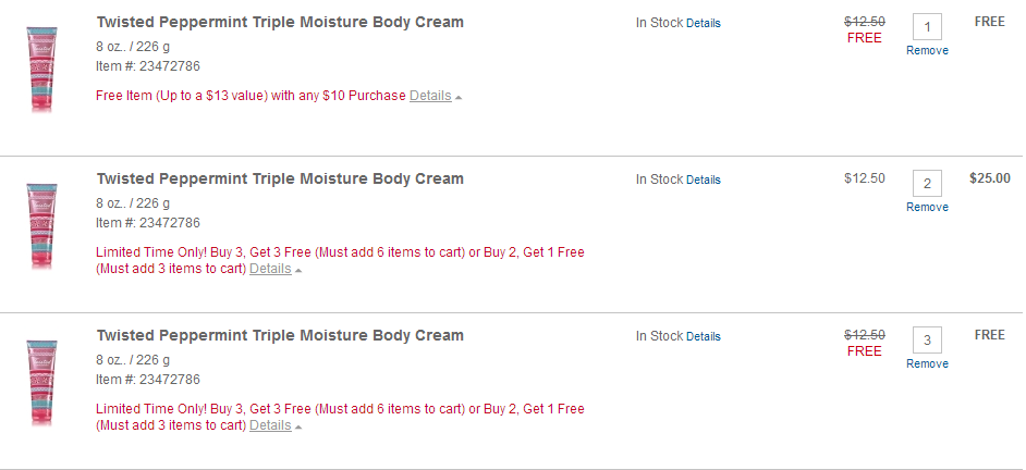 Bath & Body Works B2G4 FREE