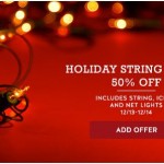 50% Off Christmas String Lights Target Cartwheel