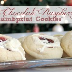 In The Kitchen With Mom Mondays – White Chocolate Raspberry Thumbprint Cookies