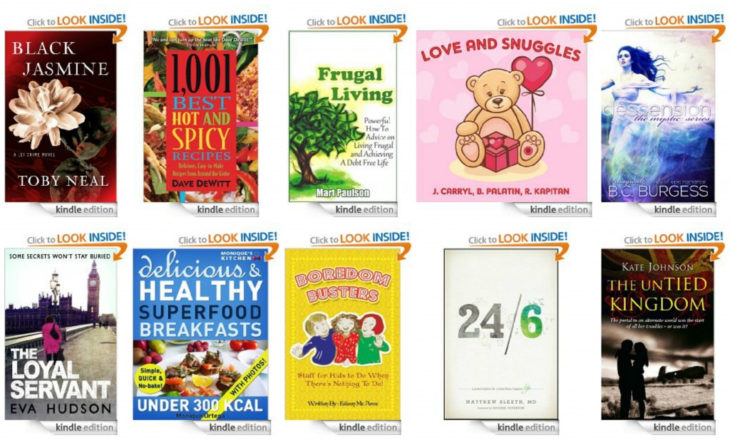 10 Free Kindle Books 1-16-14