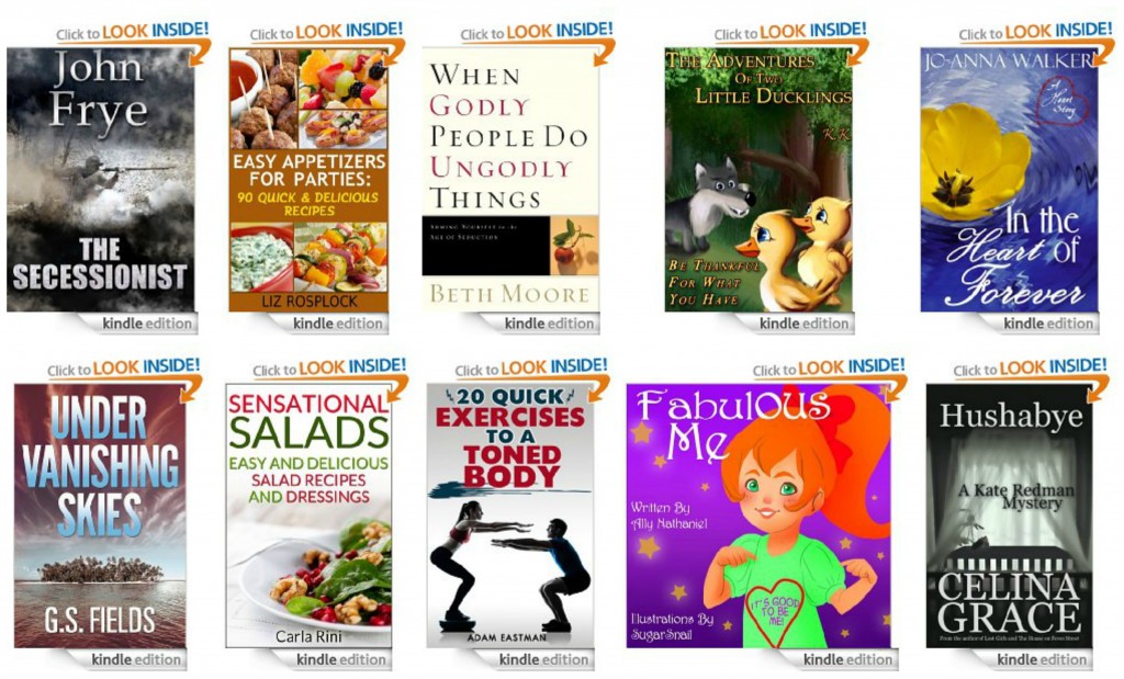 10 Free Kindle Books 1-3-14