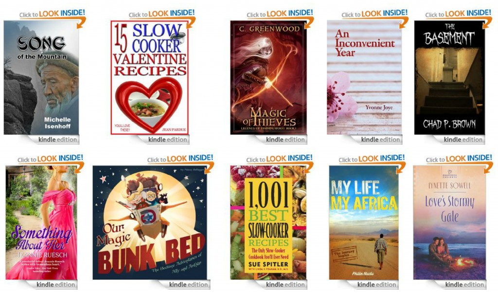 10 Free Kindle Books 1-6-14