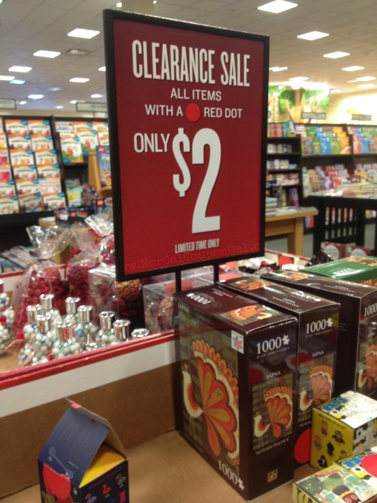 Barnes & Noble $2 Sale