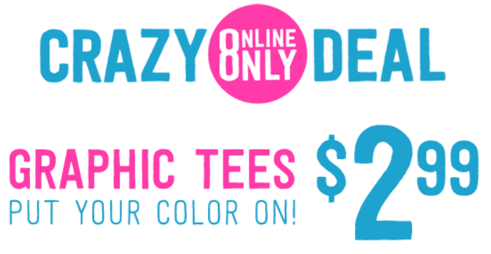 Crazy 8 Graphic Tee Sale 1