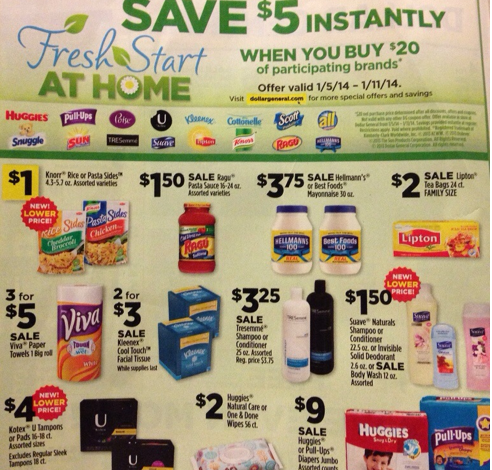Dollar General 01052014