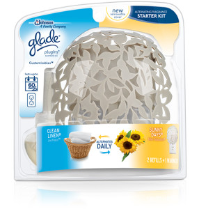 Glade Customizables Plug In Scented Oil Warmer Starter Kit
