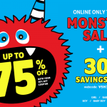 The Children’s Place Monster Sale + 30% Off + FREE Shipping
