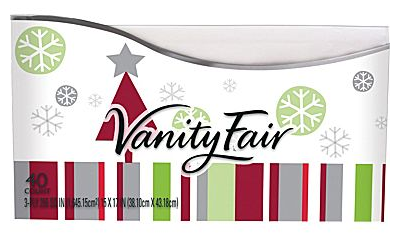 Vanity Fair® Dinner Napkins, 40 Pack