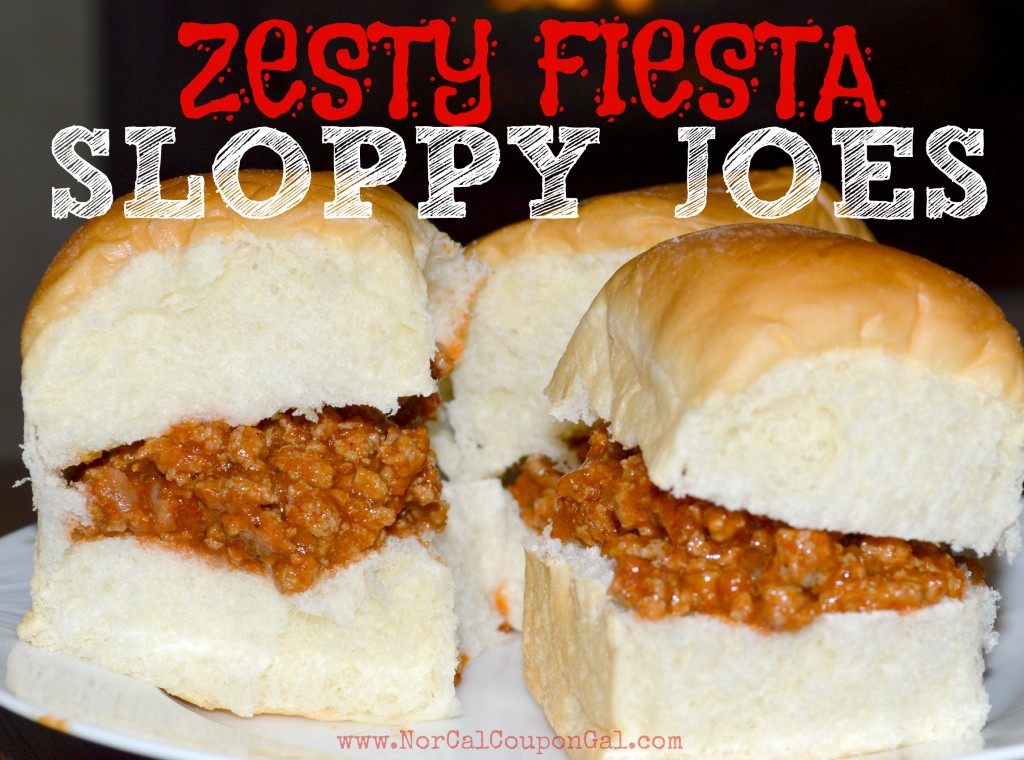 Zesty Fiesta Sloppy Joes