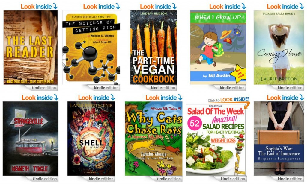 10 Free Kindle Books 2-19-14