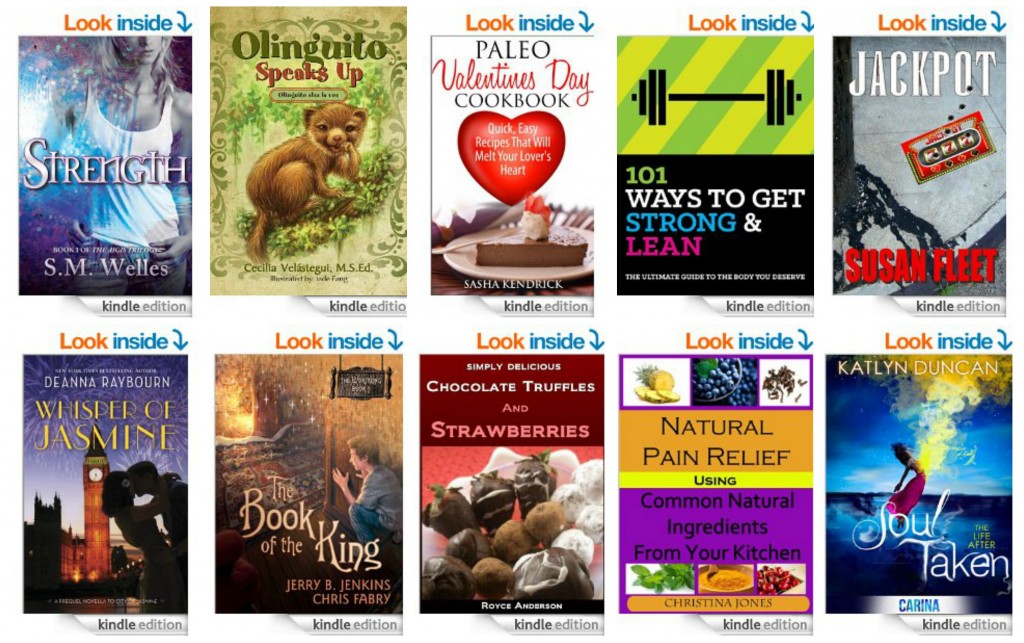 10 free Kindle Books 2-6-14