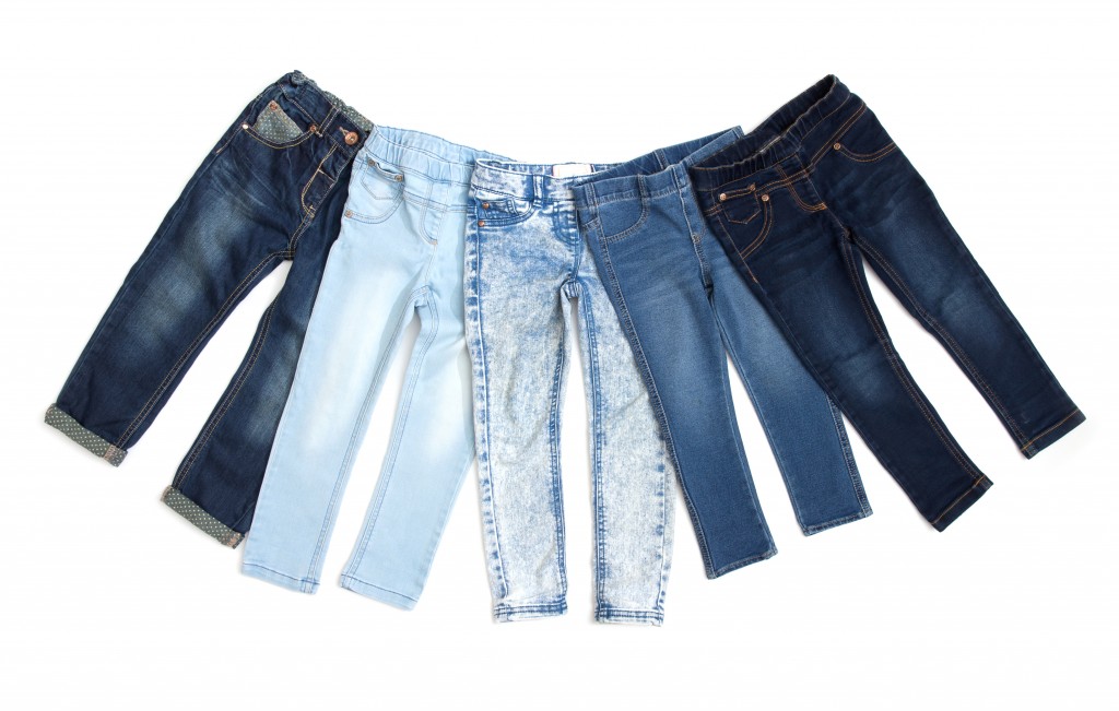 Jeans Isolated on White