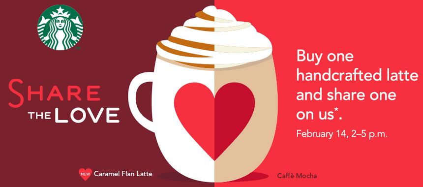 Starbucks Valentine's Day