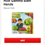 New Hulk Gamma Slam Hands Target Cartwheel Discount