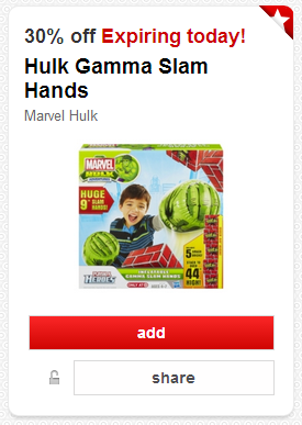 Hulk Gamma Slam Target Cartwheel