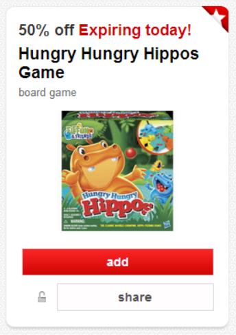 Hungry Hippos Target Cartwheel
