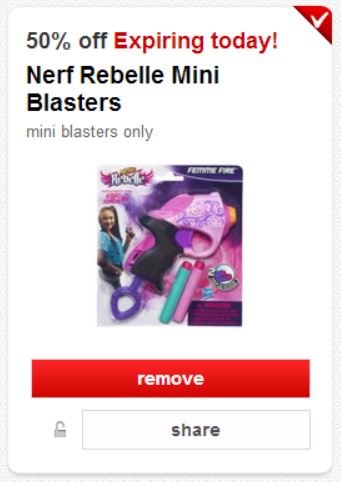 Nerf Mini Rebelle Blaster