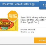 New Saving Star Friday Freebie Offer – 100% Cash Back On Reese’s Milk Chocolate Peanut Butter Egg!
