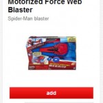 New Spider-Man 2 Motorized Spider Force Web Blaster Target Cartwheel