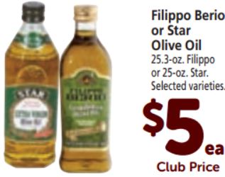Filippo Berio $5 Friday Safeway Deal