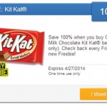 New Saving Star Friday Freebie Offer – 100% Cash Back On Kit Kat Bar!
