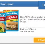 New Saving Star Friday Freebie Offer – 100% Cash Back On StarKist Tuna Salad Pouch!