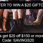$20 Country Outiftter eGift Card Giveaway!