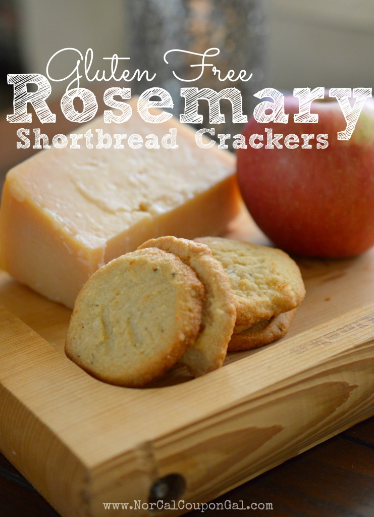 Gluten Free Rosemary Shortbread Crackers Recipe