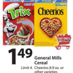 General Mills Cereal As Low As $0.49 At Save Mart