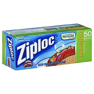 Ziploc Sandwich Bags 50ct